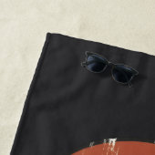 Retro rooted and rising faith design ビーチタオル (インサイチュ)