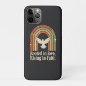 Retro rooted and rising faith design Case-Mate iPhoneケース (裏)