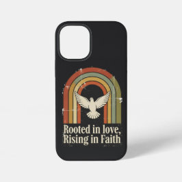 Retro rooted and rising faith design iPhone 12 miniケース
