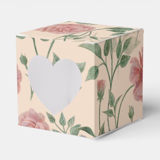 Retro-Rosenblüten フェイバーボックス (正面サイド)
