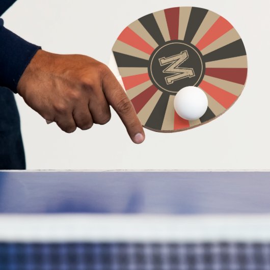 Retro Route 66 Sunburst Paddle 卓球ラケット (インサイチュ)