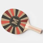 Retro Route 66 Sunburst Paddle 卓球ラケット (横)