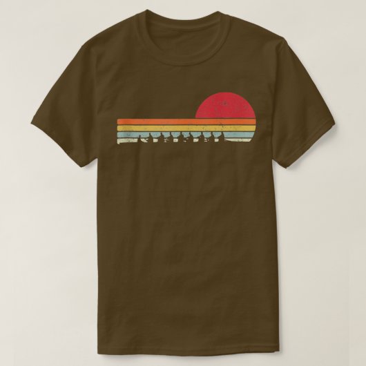 Retro Rowing Tシャツ (デザイン正面)