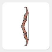 Retro RPG Bow スクエアシール (正面)