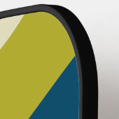 Retro Rugby Fusion with Name ピックルボールラケット (左詳細)