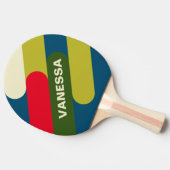 Retro Rugby Fusion with Name 卓球ラケット (横)