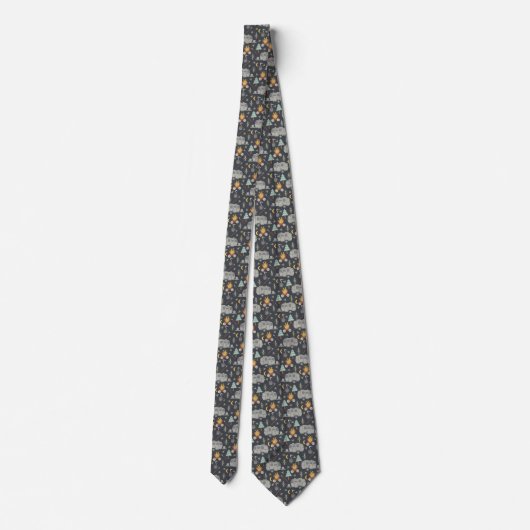 Retro RV Camping Neck Tie ネクタイ (裏面)