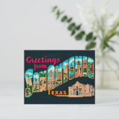 Retro San Antonio Greetings Postcard  ポストカード (スタンド正面)