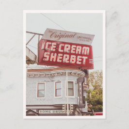 Retro San Francisco Swensons Neon Sign Photo ポストカード