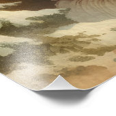 Retro Santa Claus Illustration フォトプリント (角)