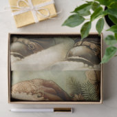 Retro Santa Claus with Gifts Decoupage 薄葉紙 (ギフト)