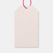 Retro Santa Happy Holidays ギフトタグ (裏面)