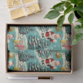 Retro Santa Wonderland 薄葉紙 (ギフト)