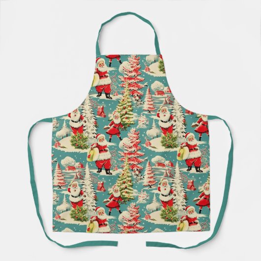 Retro Santa Wonderland 2 エプロン (正面)