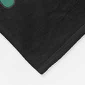 Retro Santa's Favorite Speech Language Christmas S フリースブランケット (角)