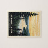 Retro Saranac Lake | New York Travel ジグソーパズル (横)