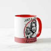 Retro Sarcastic Mug - A lil FYI マグカップ (正面右)