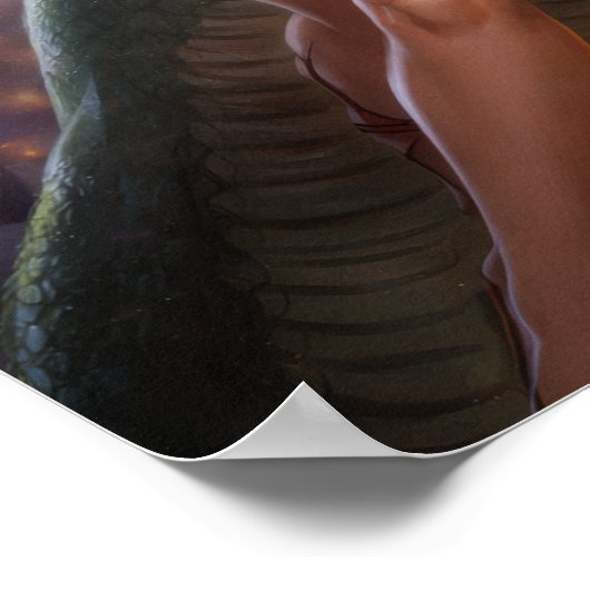 Retro Sci-Fi Fantasy Space Art ポスター (角)