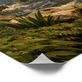 Retro Sci-Fi Fantasy Space Monster Art ポスター (角)