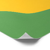 Retro Sci-Fi Hero Over Cityscape ポスター (角)