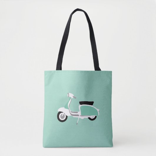 Retro Scooter Tote Bag トートバッグ (正面)