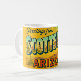 Retro Scottsdale Arizona Mug コーヒーマグカップ