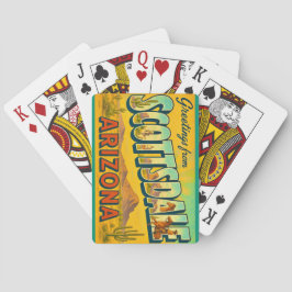 Retro Scottsdale Arizona Playing Cards トランプ