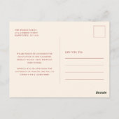 Retro Script High School Graduation Announcement ポストカード (裏面)