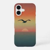 Retro Seagull iPhone 16ケース (裏面)