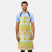 Retro seamless pattern. Disco style. エプロン (着用した状態)