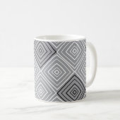 Retro seamless pattern, rug, carpet コーヒーマグカップ (正面右)