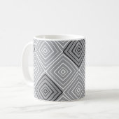 Retro seamless pattern, rug, carpet コーヒーマグカップ (正面左)
