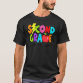 Retro Second Grade Crew Light Bolt 2nd Grade Back Tシャツ (正面)