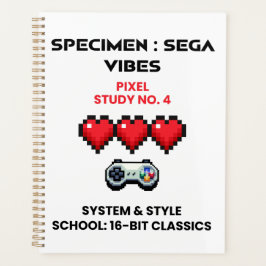 Retro Sega Vibes Pixel Study No. 4  プランナー手帳