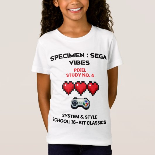 Retro Sega Vibes Pixel Study No. 4  Tシャツ (正面)