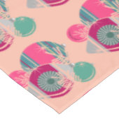 Retro Shiny Brite Christmas Ornaments テーブルクロス (アングル)