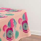 Retro Shiny Brite Christmas Ornaments テーブルクロス (インサイチュ)