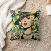 Retro Show Girl  クッション (ブランケット)