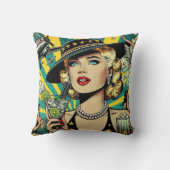 Retro Show Girl  クッション (裏面)