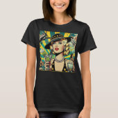 Retro Show Girl  Tシャツ (正面)