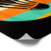 Retro Shuttle Badminton  ポスター (角)