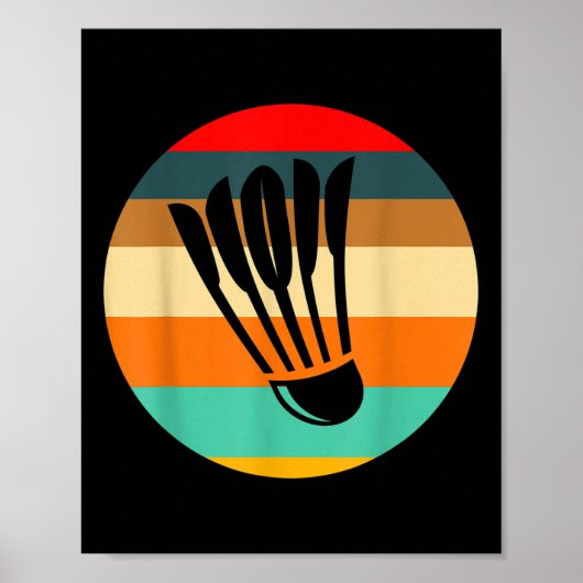 Retro Shuttle Badminton  ポスター (正面)