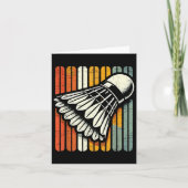 Retro Shuttle Badminton Player  カード (正面)