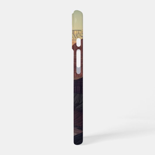 Retro Silent Canyon iPhone 16ケース (左側面)