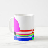 Retro Silhouette Mug コーヒーマグカップ (正面左)