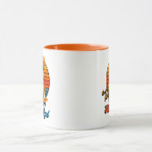 Retro Skate Corgi – Tony Bark™ – Smol & Rad  マグカップ (中央)