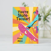 Retro Skateboard Valentine 招待状 (スタンド正面)