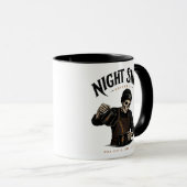 Retro Skeleton Barista Night Shift Coffee Co マグカップ (正面右)