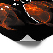 Retro Sketll Player Lover Sports Team Boys Girls K ポスター (角)