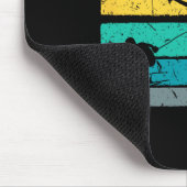 Retro Ski Outfit For Skiers Skiing  マウスパッド (コーナー)